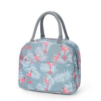 Japanese Bento Bag Aluminum Foil Lunch Bag Simple Thermal Insulation Lunch Box Bag Oxford Cloth Large-capacity Handbag