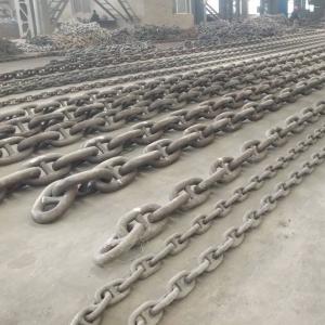 Galvanized Stud link Anchor Chains for ship with KR certificate