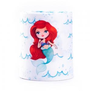 China wholesale 75mm Cartoon princess pattern for baby kids decoration heat transfer grosgrain printed ribbon supplier
