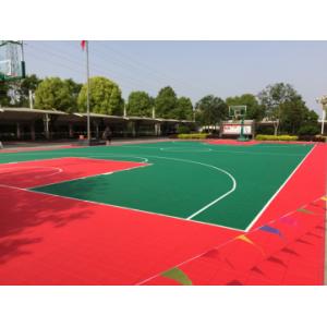Outdoor Basketball Court Flooring Youth Sports Equipment Epoxy Coated