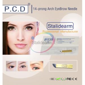 PCD Eyebrow Embroidery Pen 14 Prong Micro Blading Embroidery Needles