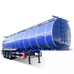 China Heavy 50000 liters Gasoline Fuel Tanker cooking Oil storage Tank Semi Trailer for sale in Botswana supplier