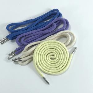 Custom Color Bulk Round Shoelace Cotton Sports Sneaker Shoelaces Elastic Shoestring