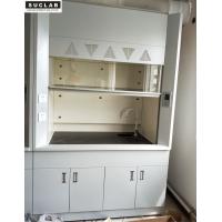 Alkali And High Temperature Resist All Steel Fume Hood With Third Level Air Exhaust / Tempered Glass Window