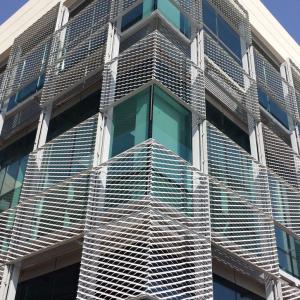 China 4x8 ft Expanded Metal Mesh Aluminum Facade Cladding Panels wholesale