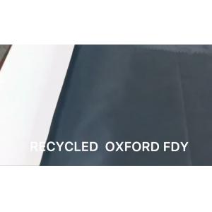 handbag computer bag fabric Manufacturers wholesale POLYESTER RECYCLED OXFORD fabric