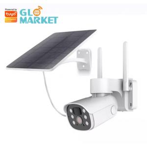 Glomarket New PTZ Bullet Camera Solar Battery Tuya Smart PIR Motion WiFi Wireless 2MP 1080P HD CCTV Security IP Camera