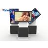 China Floor Standing Rotate Touch Screen Monitor Silver Frame  Advertising Touch Screen Monitor wholesale