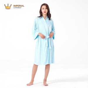 Cotton Luxury Women's Bathrobe , Pajamas Set With Robe Wholesale