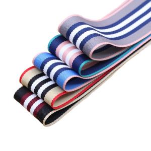 High Quality  Sewing Grosgrain Ribbon Printed Stripe Printed Bow