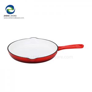 China Enamel Cast Iron Fry Pan supplier