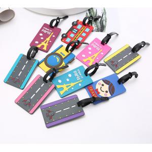 Wholesale Personalized Soft Rubber PVC Custom Luggage Tag with your any logo and idea