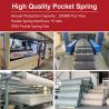 China Factory Customization High Quality Roll Packed Mattress Spring Pocket Coil for Mattress wholesale
