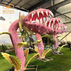 China Simulation réaliste de plante carnivore animatronique pour parc botanique et exposition supplier