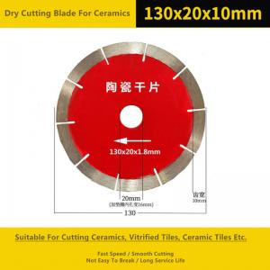 Red Dry Cutting Diamond Blade , Granite 5 Inch Stone Cutting Disc