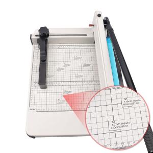 858 A4 Manual Paper Cutter for Thick Layers Steel Construction Maximum Width 40mm Office
