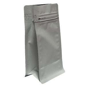 Quad Shape Coffee Packaging Pouch For Coffee With Eco Friendly Material