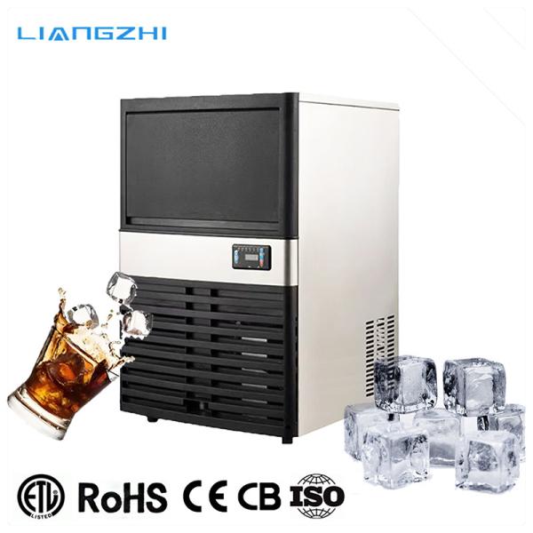 Máquina de hielo LZ-120 para Sri Lanka con almacenamiento de hielo de 30 kg y producción diaria de 50 kg