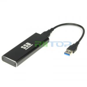 China M.2 NGFF SSD to USB 3.0 Enclosure NGFF To USB Converter Adapter supplier