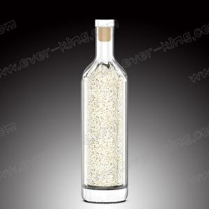 Different Shapes White Glass Liquor Bottle Frosting 500ml 1.5L