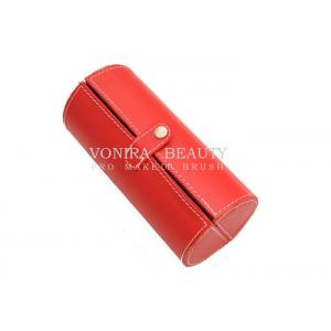 China Travel Cosmetic Makeup Brush Bag Case Button Cylinder Pouch Storage supplier