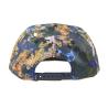 China 100% polyester 7 Panel Snapback Custom Camp Hat With Leather Patch Logo On Front wholesale