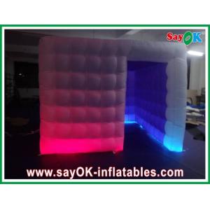Inflatable Party Decorations Bright Lighting Inflatable Photo Booth Fire-Proof Purple Inside L3 X W3 X H3m