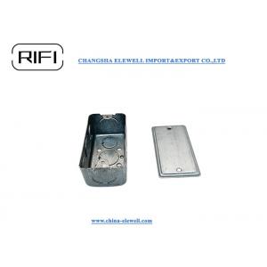 China ISO Steel Metal Handy Box Silver Color With Raised Ground Screw supplier