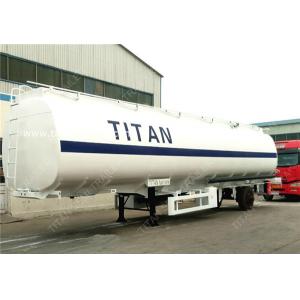China 4 axle 47000 liters carbon steel diesel fuel tanker trailers for sale  | Titan Vehicle supplier