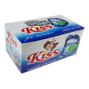 Custom KISS Fruit Chewing Gum Safe Chewing Gum Natural Or Arificial Material