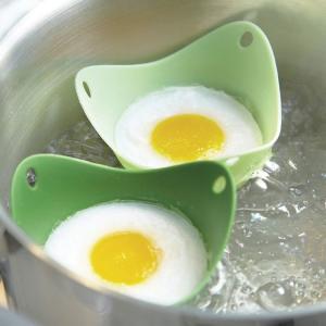 China 6pcs Hard Soft Boiled Without Shell Egg Gadget Maker Cooking Boiler FDA Cup Holder Kitchen Tray Silicone Cooker supplier