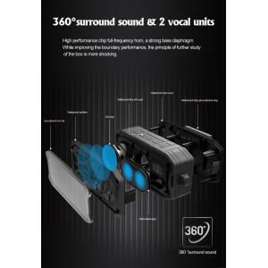 Wireless Bluetooth Speakers IPX7 Waterproof Portable Outdoor Loudspeaker Mini Column Support TF Card FM Stereo Hi-Fi Sou