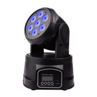 China Dj Wash Mini LED Moving Head Stage Light 7X8W RGBW DMX512 AC100-240V on sale