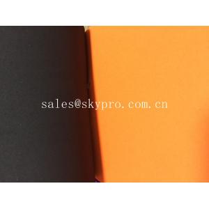 China Black / White Color Neoprene Rubber Sheet Plain And Sharkskinned SBR Fabrics supplier