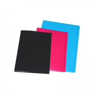 China Orange A4 Display Book Folder with Fixture size A4 and Design Solid Color Stripe supplier