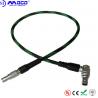 China FGG Custom Cable Assemblies RED Power Extension Cable 6 Pin Right Angle To 4 Pin Male wholesale