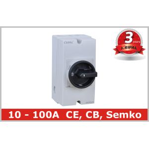 China Disconnector giratório impermeável solar IP66 do interruptor do isolador da C.C. do picovolt 1000V supplier