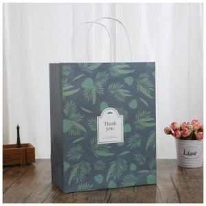 Custom Order Luxury Kraft Paper Handle Craft Shopping Carrier Paper Bag For Gift Takeaway