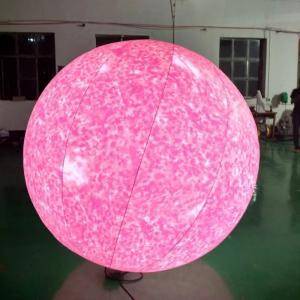 Decoration Giant Advertising Inflatable Moon Model Large Inflatable Moon Balloon with Led Light