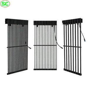 P10 Outdoor Waterproof Led Video Curtain Display , Led Curtain Stage Backdrop Fixed Installation