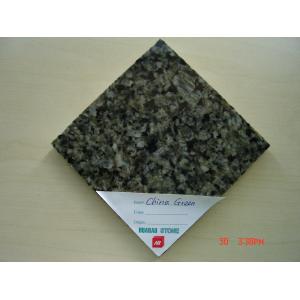 China China Green Granite Kitchen Floor Tiles / Decorative Wall Tiles Polished Honed supplier