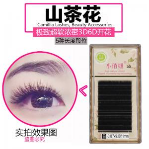 China Professional Mink Semi Permanent Eyelashes , 3D Individual Eyelash Extensions supplier