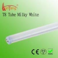 Round Milky T8 Fluorescent Tube LED Replacement With Electric Wave Resistant For Hospitals