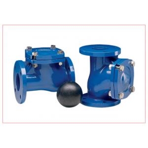 China 12 Inch Vertical Ball Check Valve With Epoxy Powder Coating DN15 - DN300 supplier