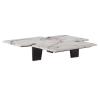 China High End Coffee Table Contemporary With Marble Wood Hardware For Home Hotel Spaces wholesale