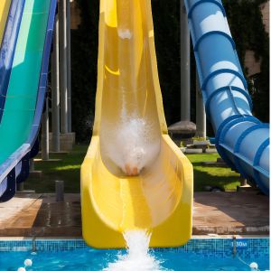 China Exciting High Speed Fiberglass Slide Customizable Combination Design  With Free 2D Design  With Installation Drawings Delivery Within 30 Days wholesale