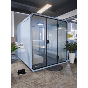 Company Using 2 Person Silence Phone Pod Modular Soundproof Acoustic Booth