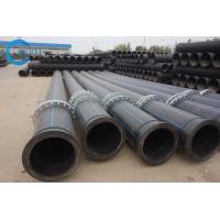 China Connection Steel Flanges HDPE Slurry Pipe With Pressure 0.4 - 2.0Mpa on sale