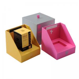 Custom Golden Pink Candle Gift Box Packaging Paper Gift Bag