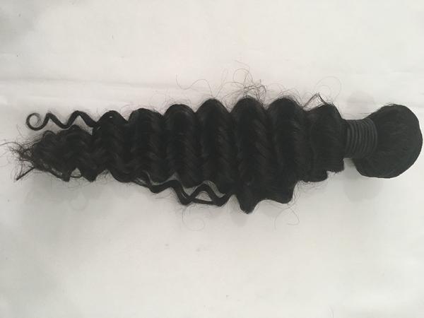8a grade deep wave virgin hair peruvian human hair bundle 100% human hair